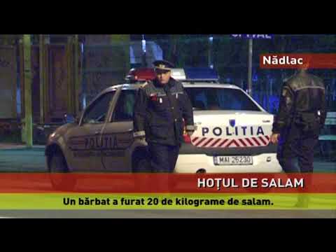 Un hoț a furat 20 de kg de salam, la Nădlac