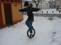 uni bunny sous la neige