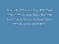 Peters Mill Taskers Gap ATV Trail 493, 499, & 553 part two