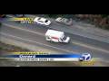 Police Chase A Lady In A U-Haul On Live News (HD)