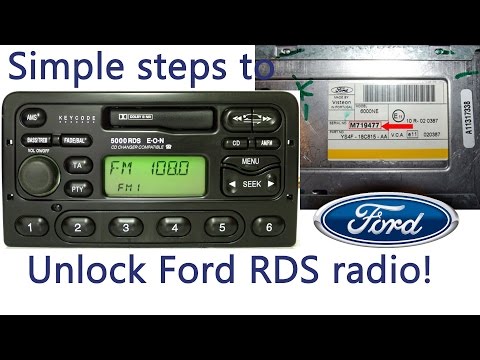 how to code a ford radio