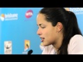 Ana Ivanovic First Round Press Conference: Brisbane International 2012