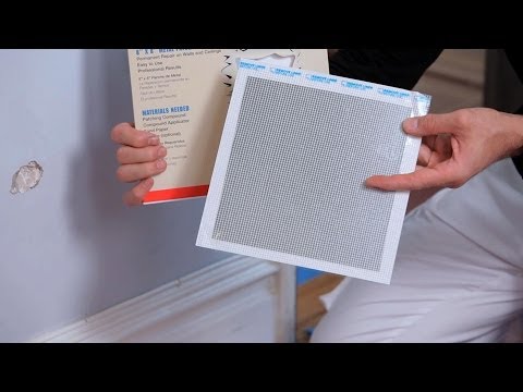how to patch nail holes in plaster