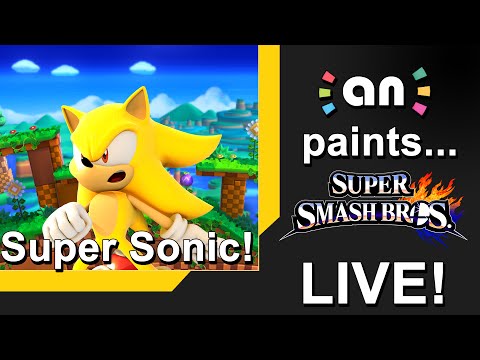 how to paint sonic