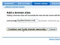Create a domain alias Create a domain alias