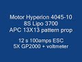 Aurora rc plane electric -Quebec C2VM - 33.6 Volts (8s lipo)