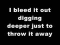 linkin park bleed it out w/lyrics