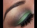 Urban Decay Green and Brown eyeshadow tutorial!