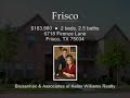 Luxury Townhome @ Bella Casa in Frisco   Call 972-312-1052 for details.