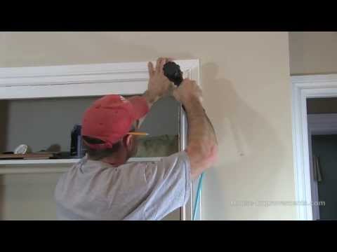 how to fasten replacement window