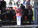 the tenor tommy juth sings in front of his majesty the king of sweden karl gustav and her majesty queen silvia.