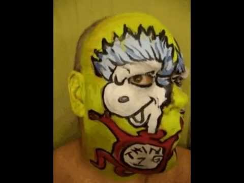how to paint dr seuss face