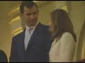 First appearance of felipe & letizia