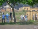 Policia Militar desocupando invasão no campo comprido em curitiba