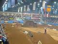 monster truck first ever indoor flip