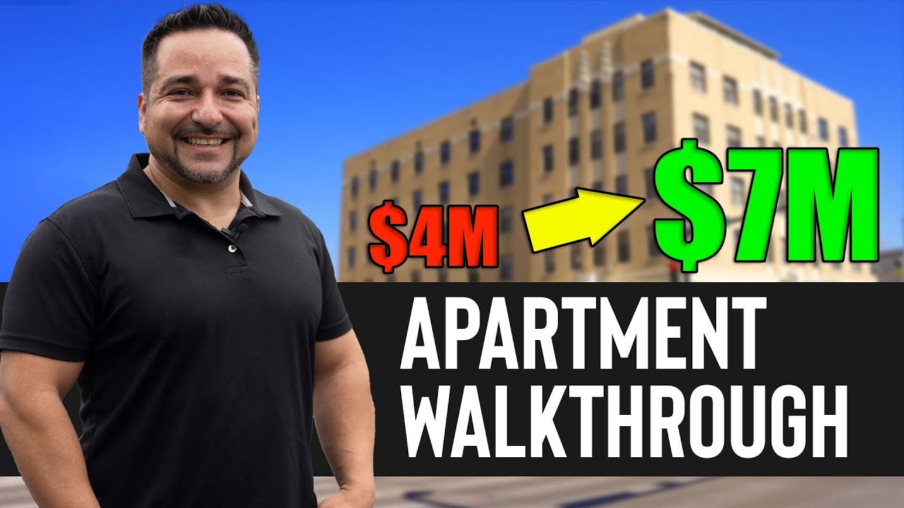 APARTMENT WALKTHROUGH  | Finding an apartment building with a $ 3,000,000 profit!