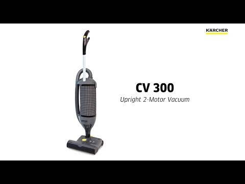 Youtube External Video Intro to the Kärcher CV 300 Upright 2-Motor Vacuum
