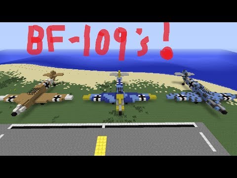 how to make a bf 109 in minecraft