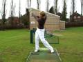left handed golf swing