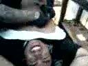 Damingo gettin nips pierced Damingo gettin nips pierced