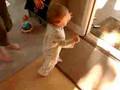 Baby's First Steps on Cat's Tail