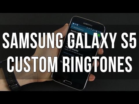 Samsung Galaxy S5 - add custom notification / ringtone sound