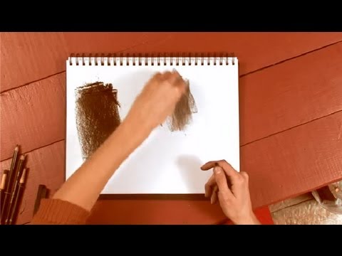 how to draw using charcoal