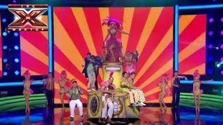 Нажмите для просмотра : Общая песня - The Beatles - Yellow Submarine- Шестой прямой эфир - Х-фактор 4 - 30.11.2013