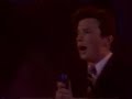 Rick Astley - Never gonna give you up (live) Rick Astley - Never gonna give you up (live)