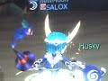AQW linshen salox lv 28 vs pink captain the girl