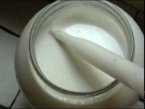 how to collect cream from raw milk