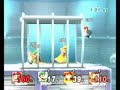 custom stage: strikers: mario vs luigi vs daisy vs diddy