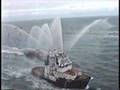 SS Norway 7-8 sailing into Le Havre France Sept 10 1996