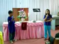 Bible church Thailand : Children ministry  Pond  and Mercy singing May 09