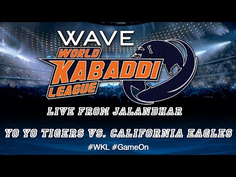 World Kabaddi League, Day 28:Yo Yo Tigers Vs. California Eagles