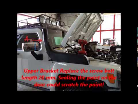 Installing a snorkel on Hummer H3