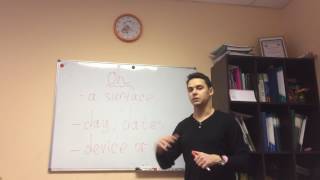 ON & AT prepositions