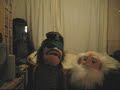 Puppets mime to Safety Dance