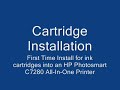 HP Photosmart Ink Cartridge Installation Instructions