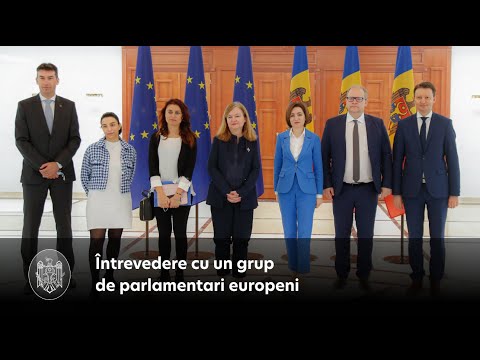 President Maia Sandu discussesed the current events in the country and in the region with a group of MEPs