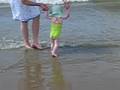 Edie at the beach