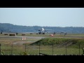 Delta A319 windy-day landing at Washington, DC, October 2009