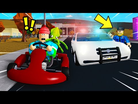 I Got PULLED OVER By The Meanest Cop In Bloxburg... I Was ARRESTED! (Roblox Bloxburg Story)