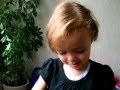 Anna (2yrs) 'singing' to Pink