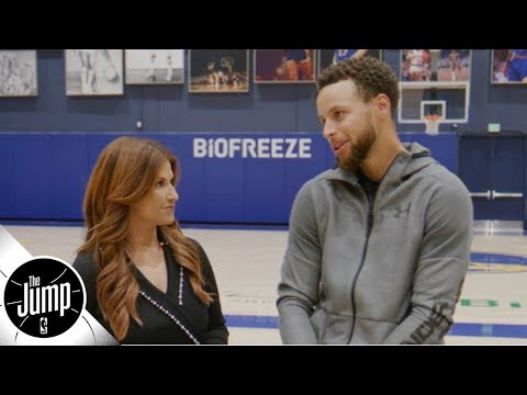 Video: Steph Curry reacts to Kevin Durant's comments on the Warriors not accepting him | The Jump