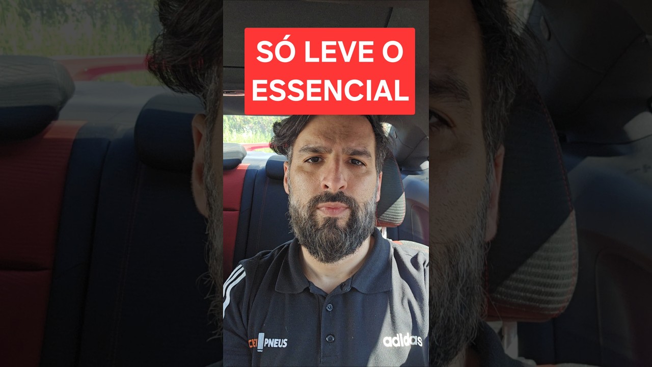 QUANDO FOR VIAJAR SÓ LEVE O ESSENCIAL! #shorts