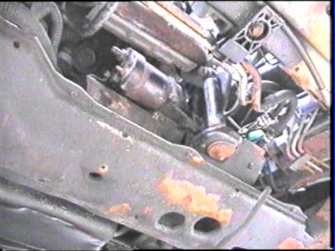 Replacing  starter 95 Buick Park Avenue  3800 Engine