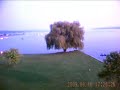 Aerial RC footage flying over Owasco Lake, Auburn, NY - Emerson Park