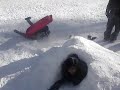 Attempt to jump the ramp