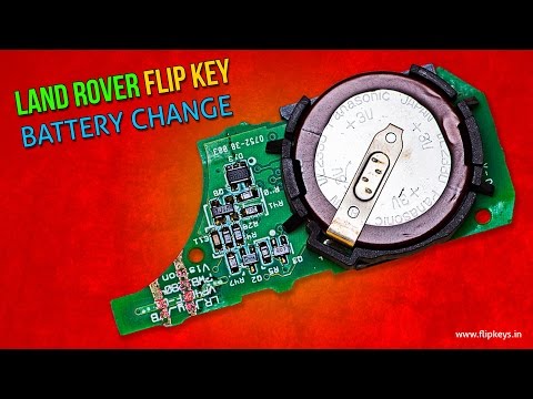 Land Rover Key FOB Battery Change